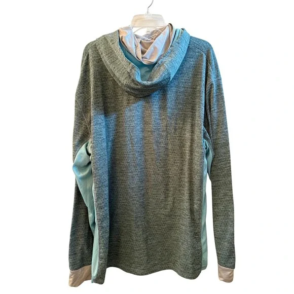 Silver Bait Performance Fishing Hoodie Mens XXL Sun Shirt Face Mask - Picture 2 of 12